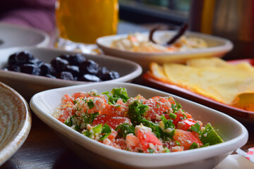 salad with cheese