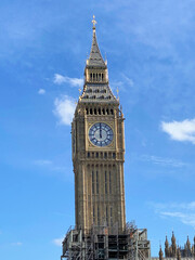 Fototapeta na wymiar big ben clock tower