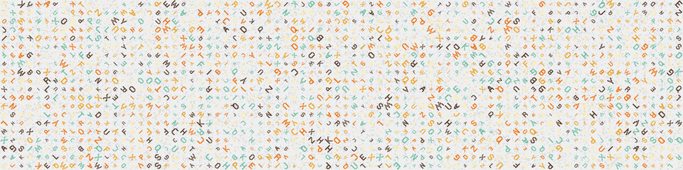 Abstract Geometric Pattern generative computational art illustration