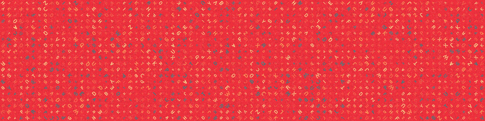 Abstract Geometric Pattern generative computational art illustration
