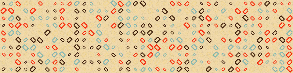 Abstract Geometric Pattern generative computational art illustration