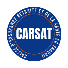 Symbole CARSAT caisse d'assurance retraite et de la santé au travail 
