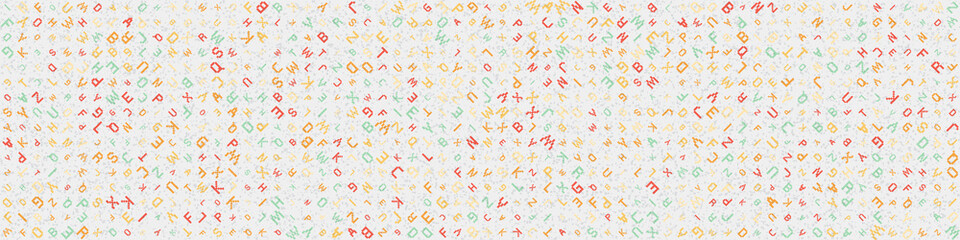 Abstract Geometric Pattern generative computational art illustration