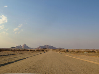 Fototapeta na wymiar estrada Namibia