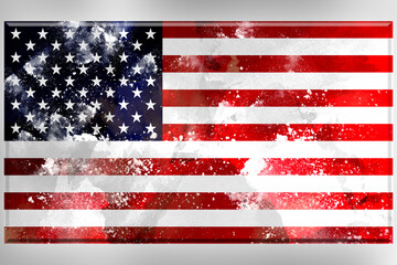 metal embossed worn american flag tin memorial stars and stripes patriotic symbol united states america patriot sheet