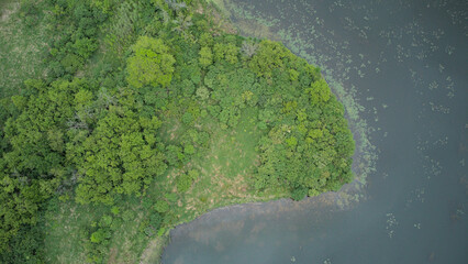 Peninsula into the lake