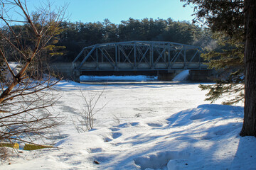 Off Side - Bridge Over Frozen Water