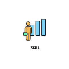 skill icons  symbol vector elements for infographic web