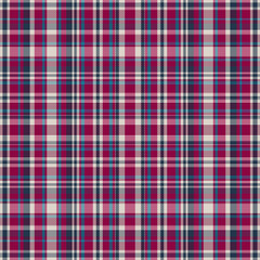Tartan plaid pattern with texture and retro color.