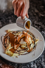 Hot Ice Cream Pancake