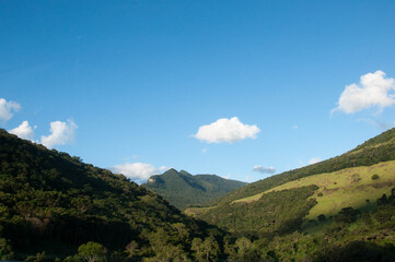 Obraz premium View of the Mountains of Serra do Pinto in Itati , Brazil 