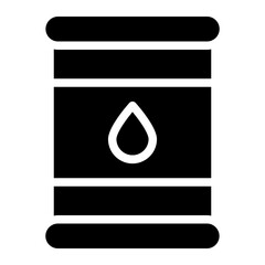 oil glyph icon