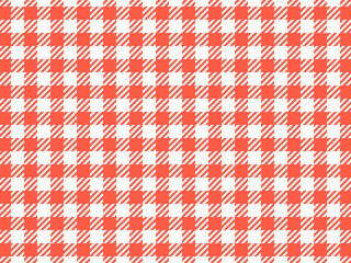シェパードチェック(ギンガム)：赤白