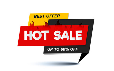 Hot sale price offer deal vector labels templates