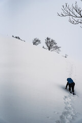厳冬期の谷川岳