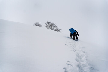 厳冬期の谷川岳