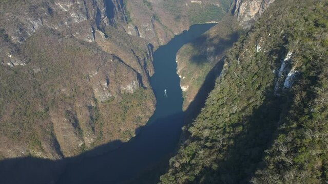 Canyon Sumidero, Mexico. Aerial View