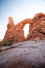 Red rock arch