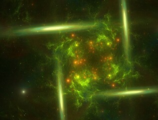 Imaginatory fractal abstract background Image