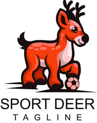 animal sport style character mascot logo