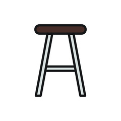 chair for website graphic resource, presentation, symbol