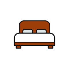 bed for website graphic resource, presentation, symbol