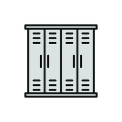 locker for website graphic resource, presentation, symbol