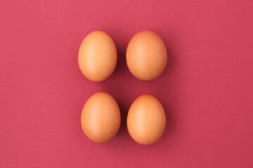 Chicken eggs