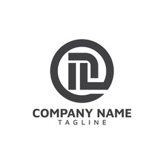 Modern logo Design Template. EP letter logo. Creative Monogram logo. 