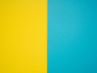 Yellow and a blue paper color for the backgrounds