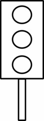 traffic lights vector