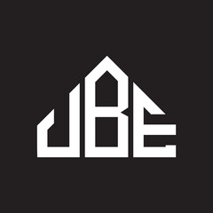 JBE letter logo design on black background. JBE creative initials letter logo concept. JBE letter design. 