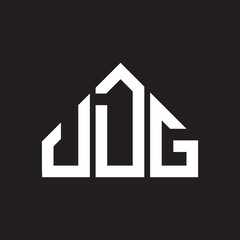 JDG letter logo design on black background. JDG  creative initials letter logo concept. JDG letter design.