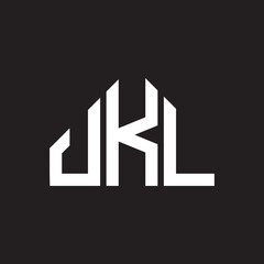 JK letter logo design on Black background. JKL creative initials letter logo concept. JKL letter design. 