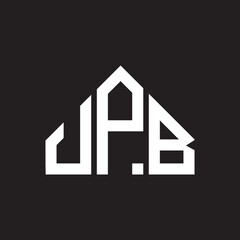 UPB letter logo design on black background. UPB  creative initials letter logo concept. UPB letter design.