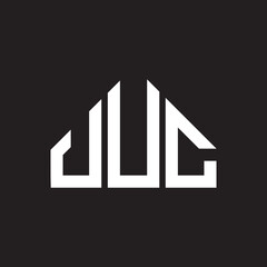 UUC letter logo design on black background. UUC  creative initials letter logo concept. UUC letter design.