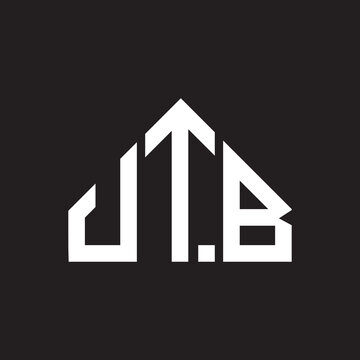 UTB letter logo design on black background. UTB  creative initials letter logo concept. UTB letter design.