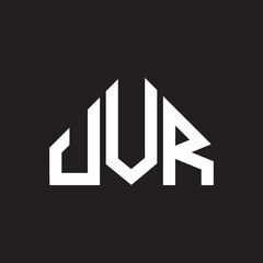 UVR letter logo design on black background. UVR  creative initials letter logo concept. UVR letter design.