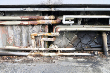 古い排水管（熱海市）