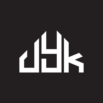 UYK letter logo design on black background. UYK  creative initials letter logo concept. UYK letter design.