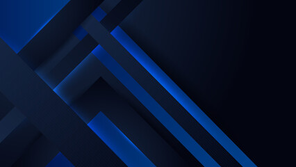 Abstract blue and black background