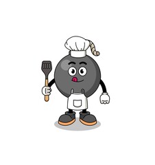 Mascot Illustration of bomb chef