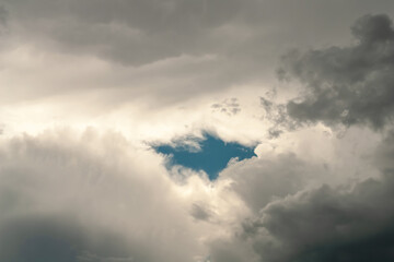 Daytime cloudy sky in sunny weather