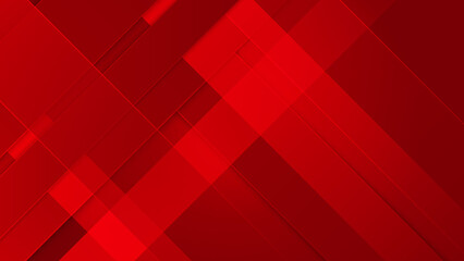 Abstract red vector background with stripes dots circles waves