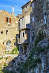 Fototapeta na wymiar Village médiéval en Italie