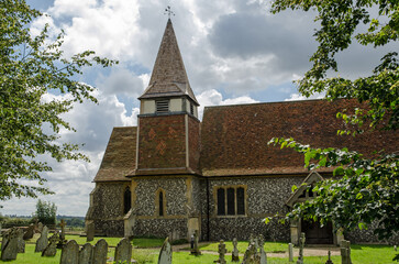 Fototapeta na wymiar Church of Saint Mary, Hartley Wespall, Hampshire