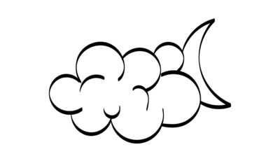  Weather line art. use as poster, card, flyer or T Shirt