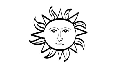  Weather line art. use as poster, card, flyer or T Shirt