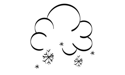  Weather line art. use as poster, card, flyer or T Shirt