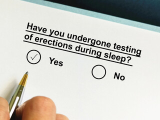 Questions about erectile dysfunction